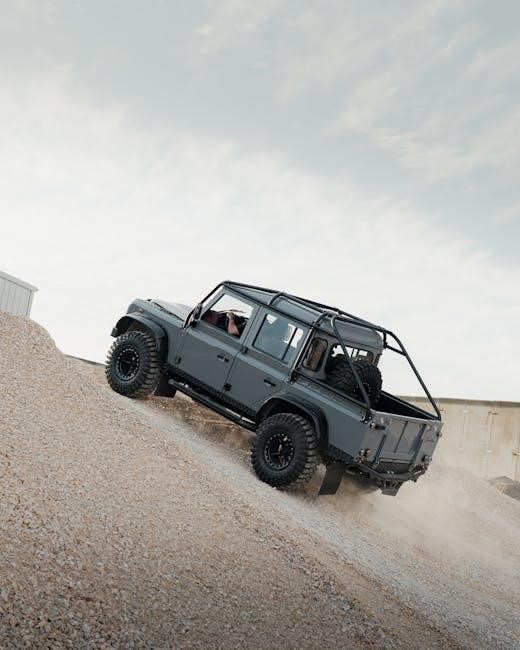 land rover defender user manual